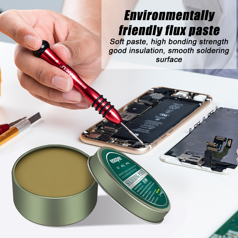 Premium No Clean Soldering Flux Paste Lead Free, Water Wash Rosin for Chip Level PCB Repair, Phone Electronics welding