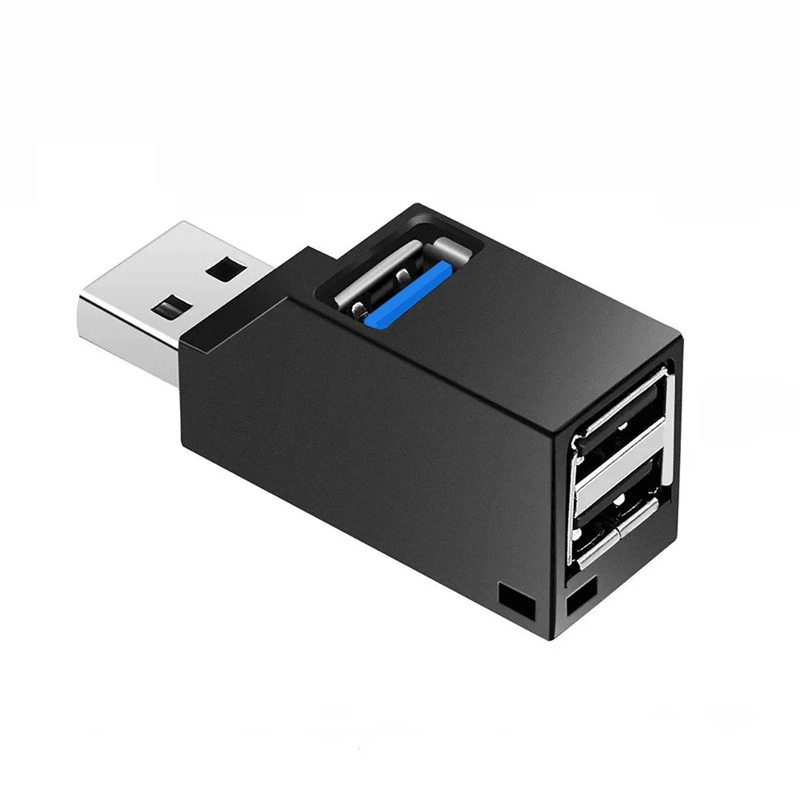USB 3.0 Hub Adapter 3 Port Mini Splitter for PC and Laptop