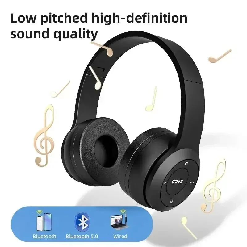 Bluetooth Stereo Headset, Gaming Earbuds With Mic, Headset Gamer Headphones for Phone, Tablet, Laptop, Game
