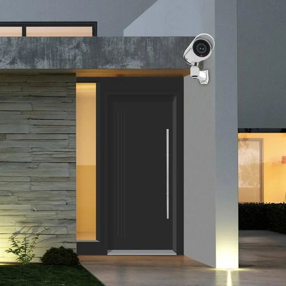 Dummy CCTV Camera with LED Security Light