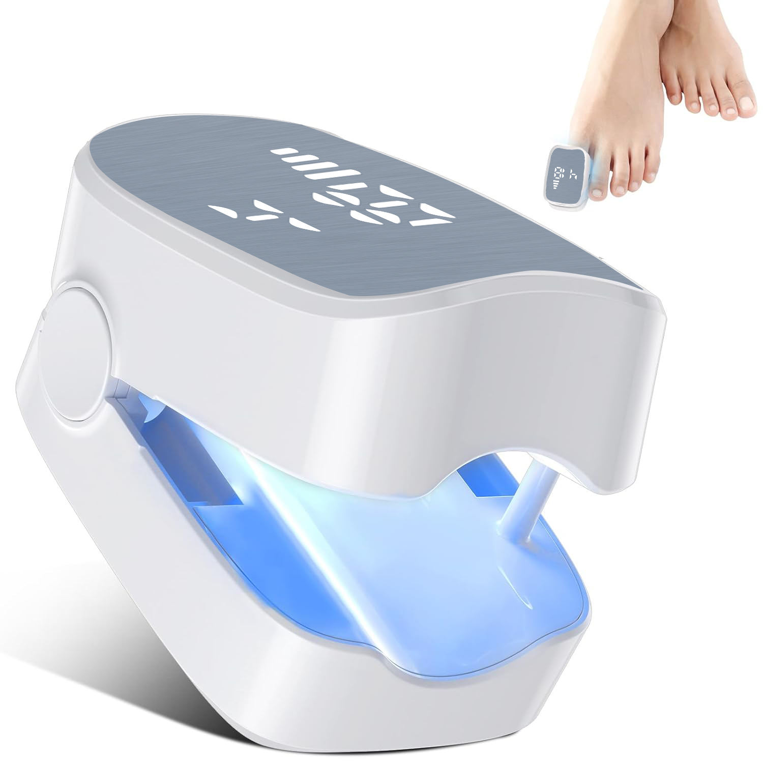 LED Laser Device for Nail Fungus Treatment, Cleaning Onychomycosis, USB Charge, Infrared Light, Nail Salon