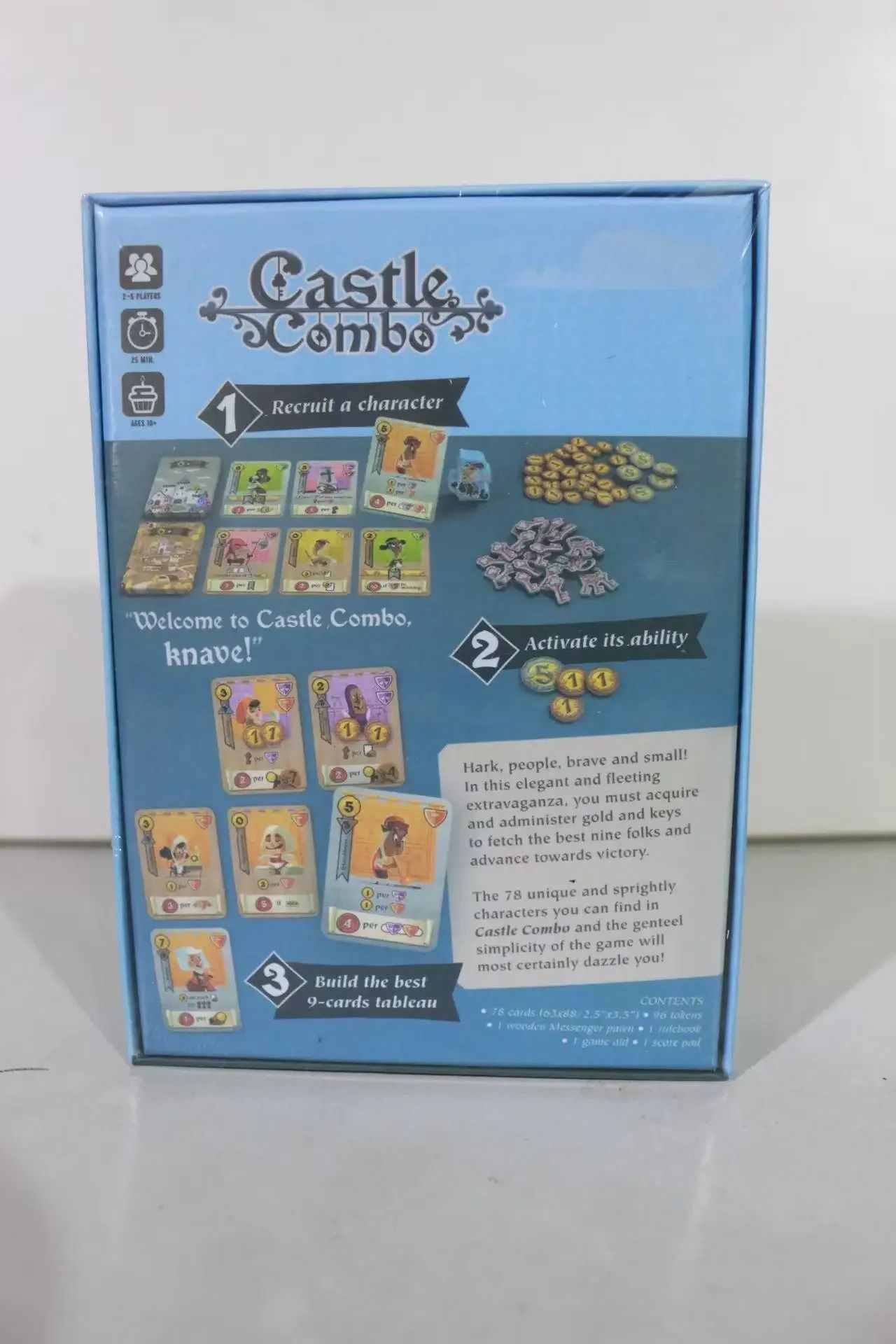 Castle Combo Strategy Board Game for 2 to 5 Players