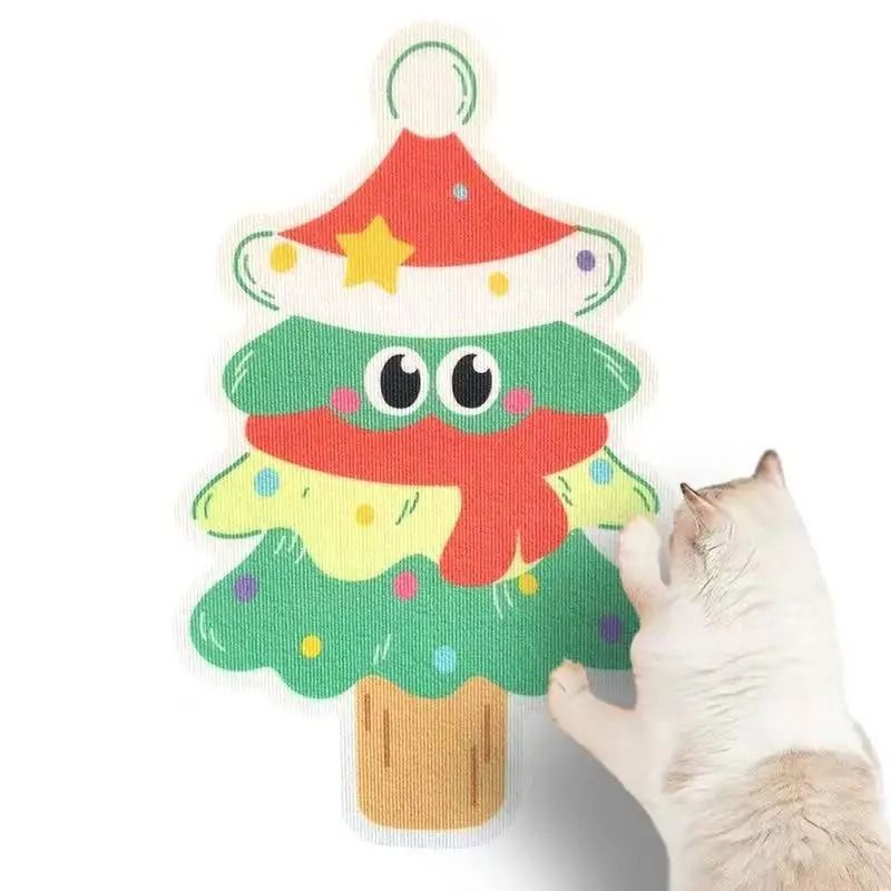 Self Adhesive Cat Scratch Mat Cartoon Design Multi Purpose Pet Mat