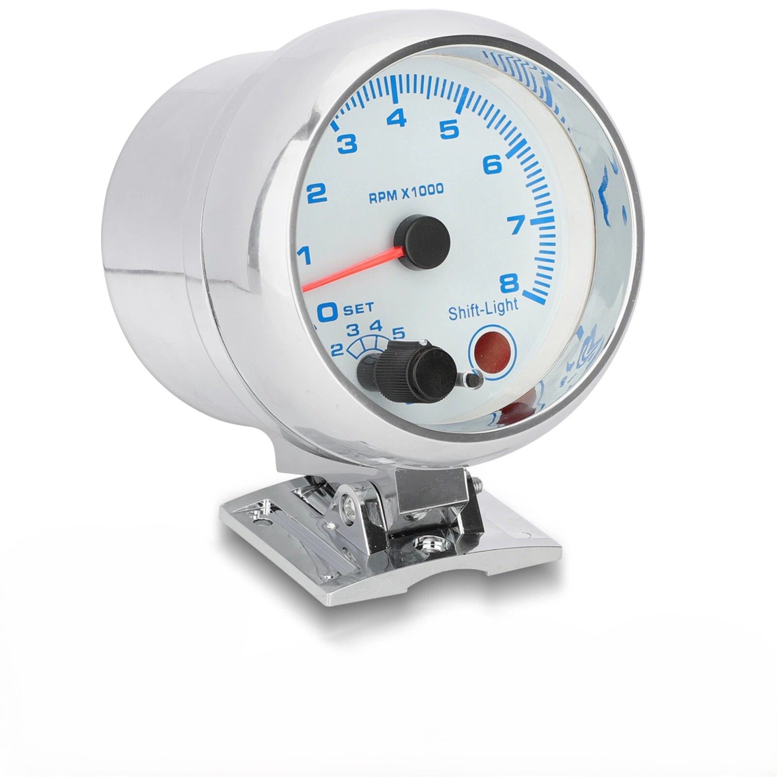 RPM Gauge Meter, LED Car Tachometer with Inter Shift Light, Universal for Cylinder Engines