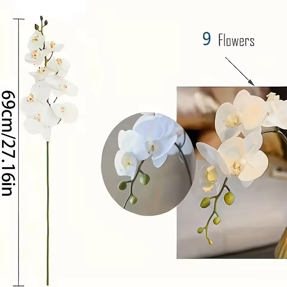 Artificial Orchid Flower Stem for Home and Event Decoration