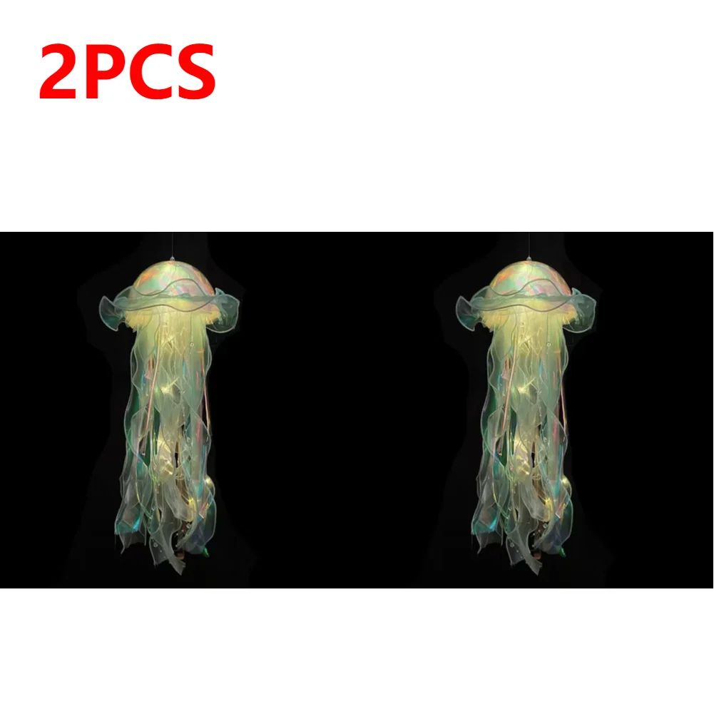 DIY Jellyfish Hanging LED Ceiling Lamp