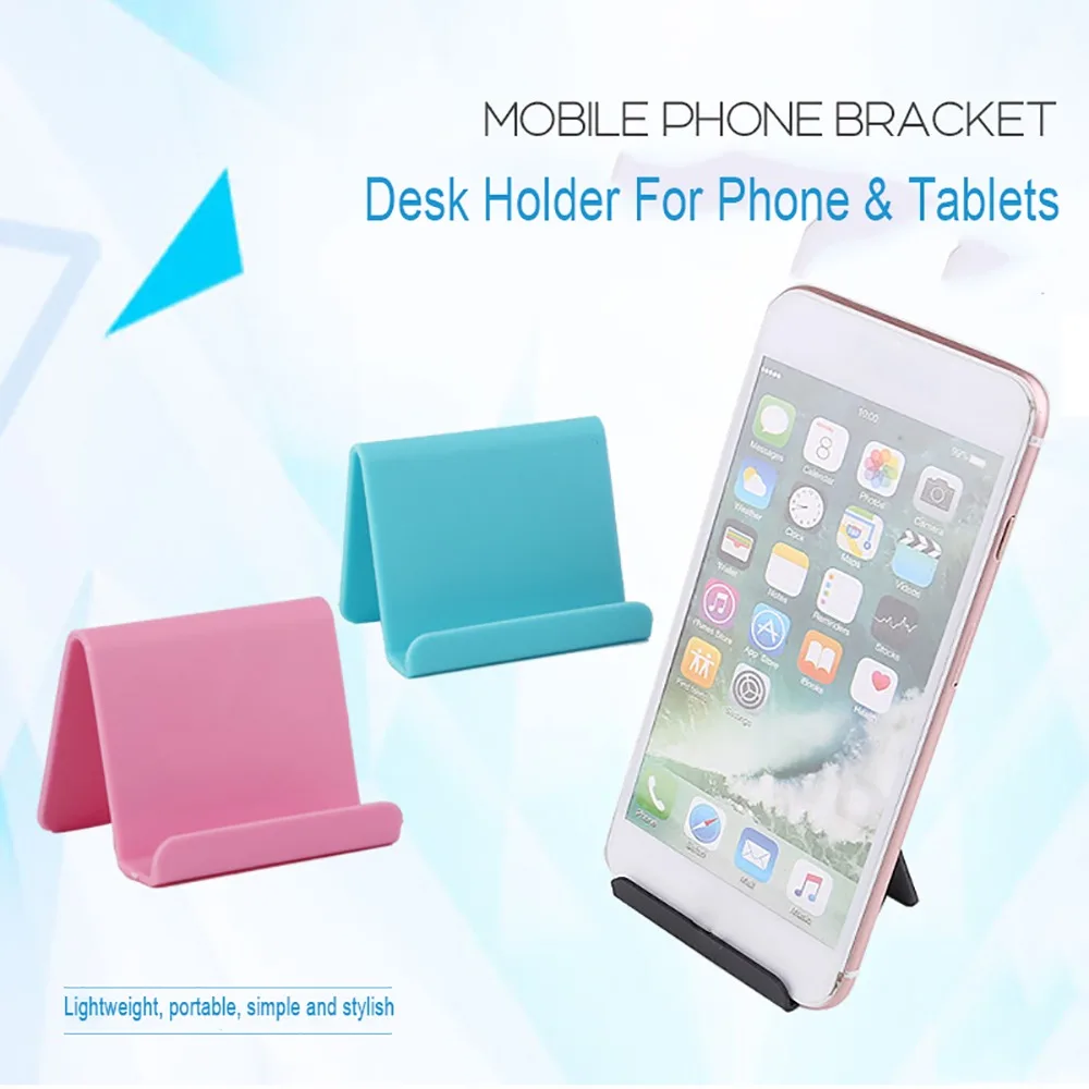 Candy Color Phone Stand for Desk Mini Portable Universal Smartphone Holder