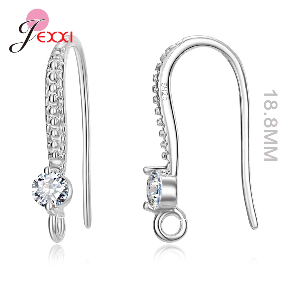 Wholesale 925 Sterling Silver Ear Hooks: Fashion Earring Wires & Clasps for Jewelry Making Supplies