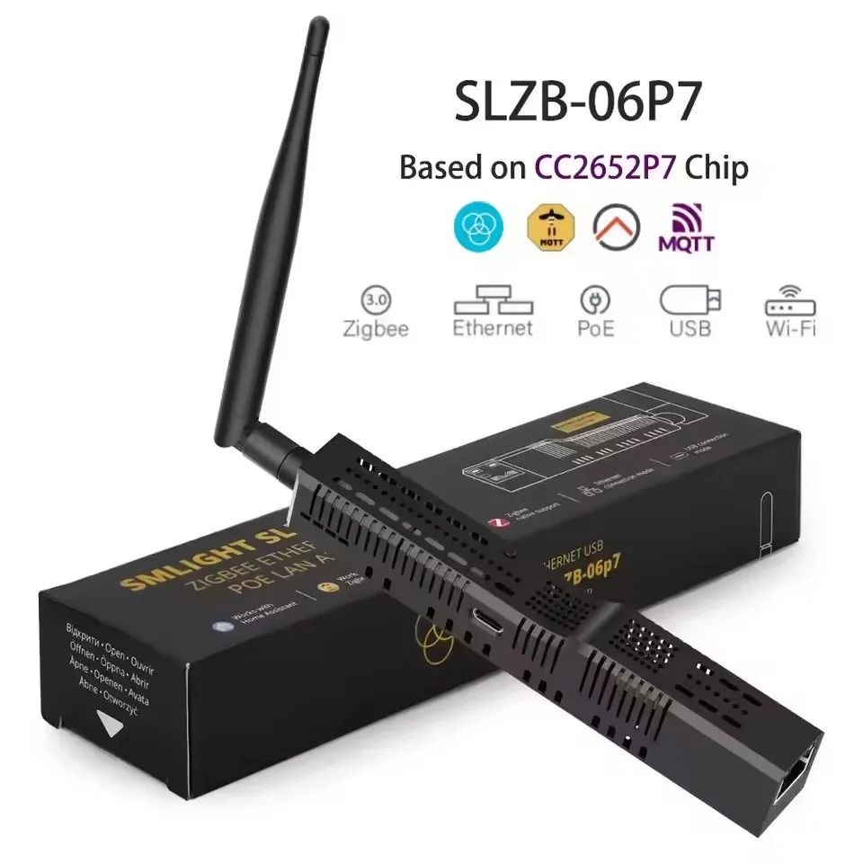 Smart Zigbee 3.0 Adapter with Ethernet, WiFi, USB, and PoE