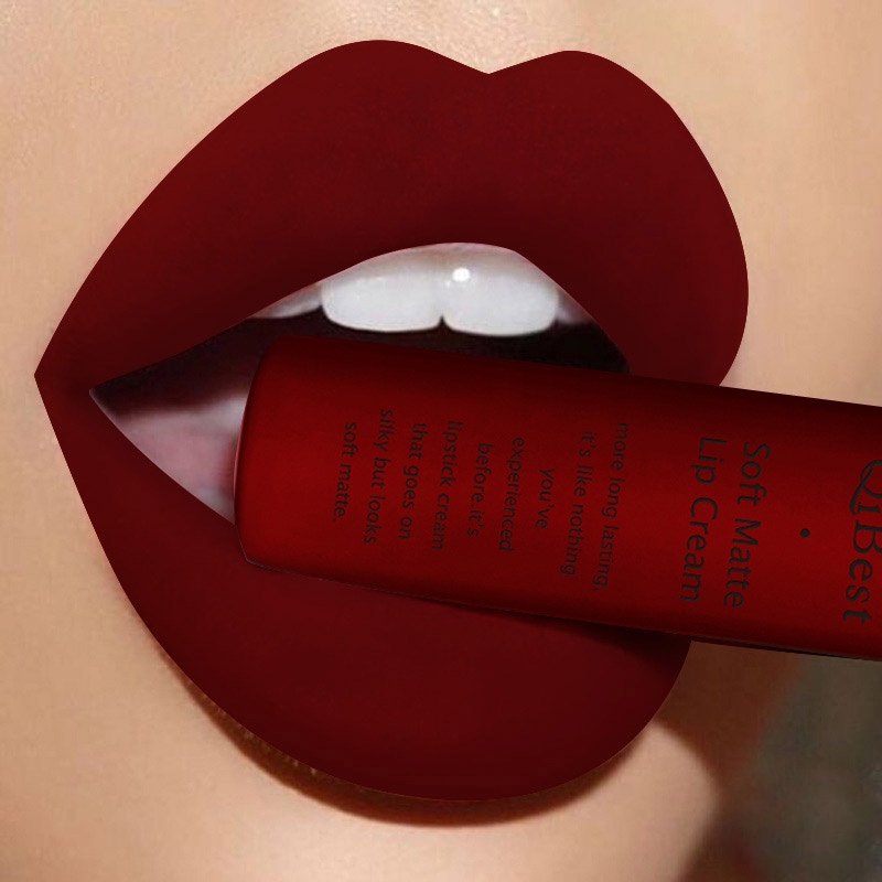 Sexy Matte Liquid Lipstick, Velvet Lip Gloss Tint Tube Matte, Pigment Makeup, Cosmetics Lipsticks for Long Wear