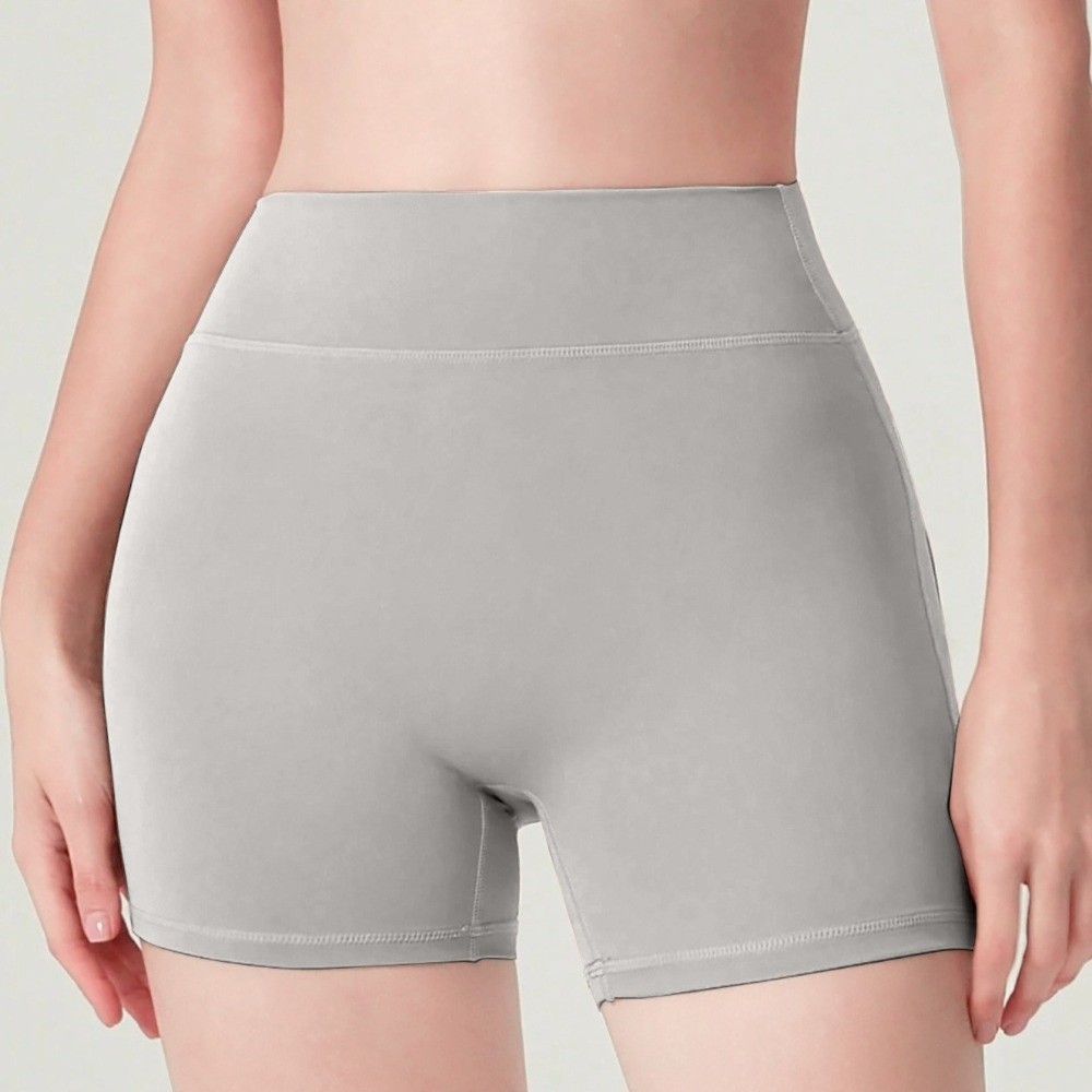 Breathable High Waist Peach Butt Shorts, Push Up Scrunched Butt Fitness Shorts for Yoga and Exercise