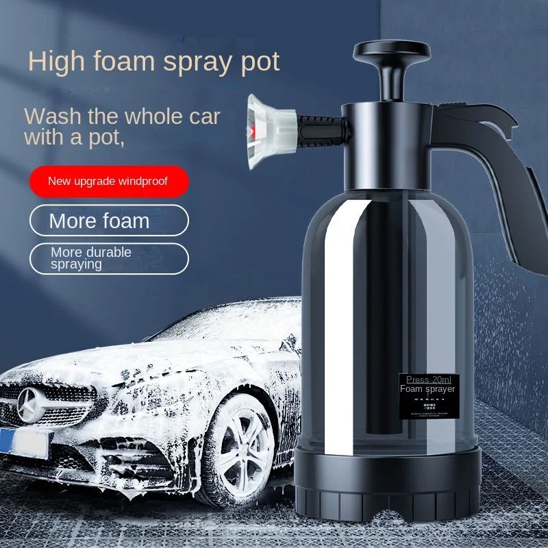 2L Hand Pump Foam Sprayer with Nozzles