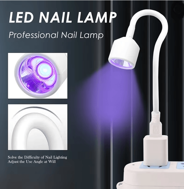 FlashCure Mini UV LED Nail Lamp For Gel Polish