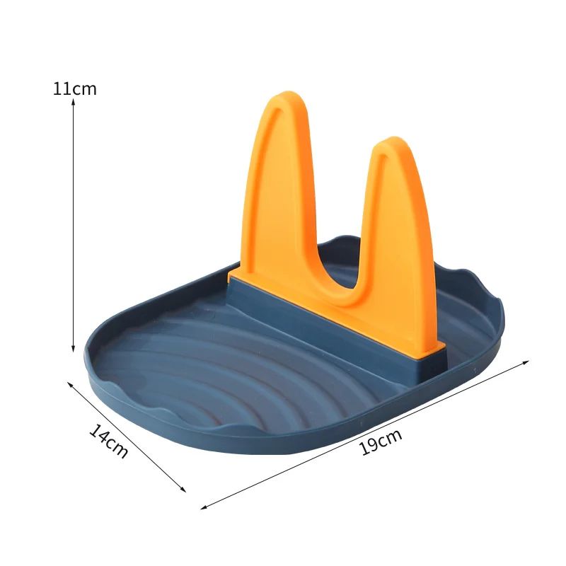 Pan Lid and Spoon Rest Holder Kitchen Utensil Stand