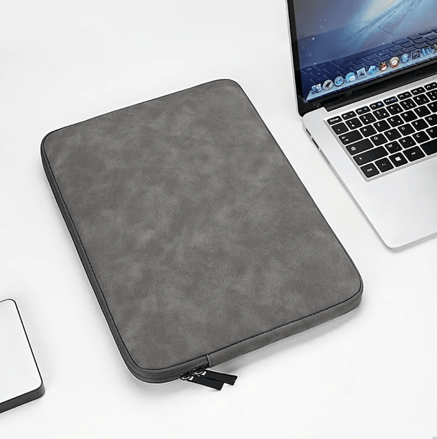 SlimGuard PU Leather Laptop Sleeve Case