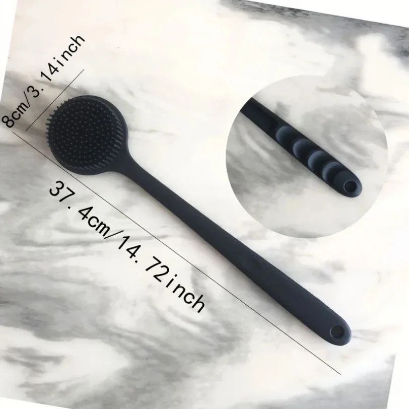 Silicone Long Handle Bath Brush