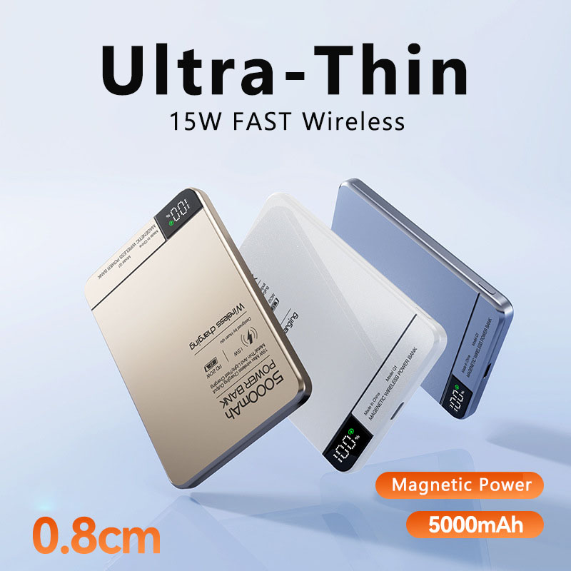 Power Bank Magnetic Wireless with Fast Charging