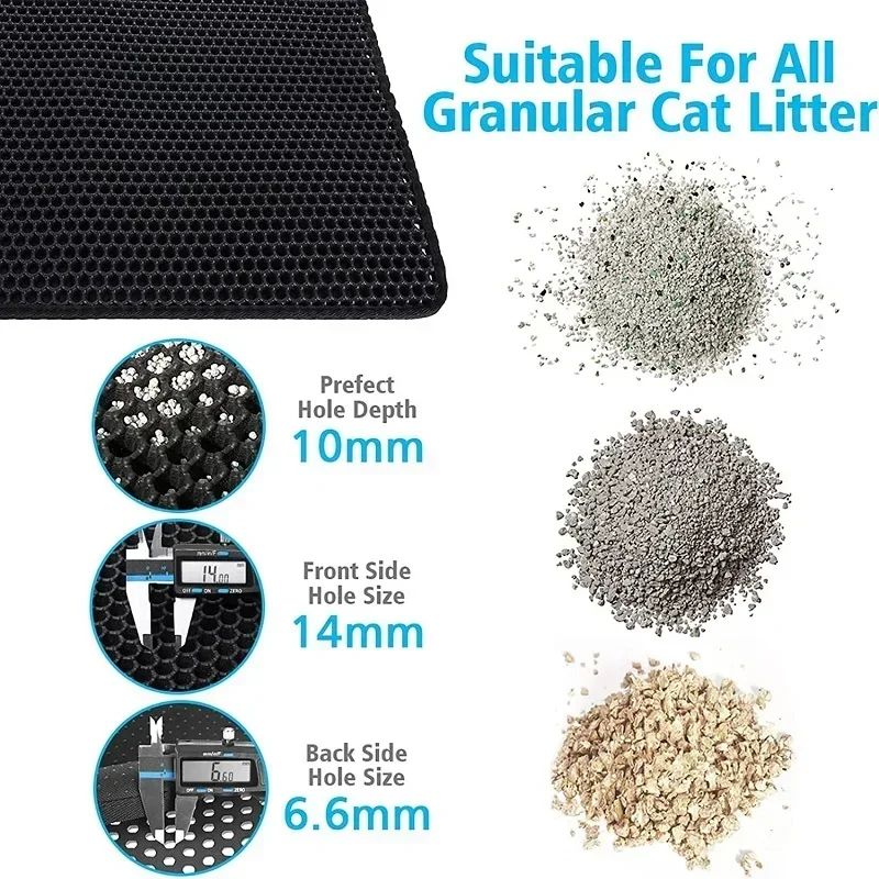 Double Layer Waterproof Cat Litter Mat