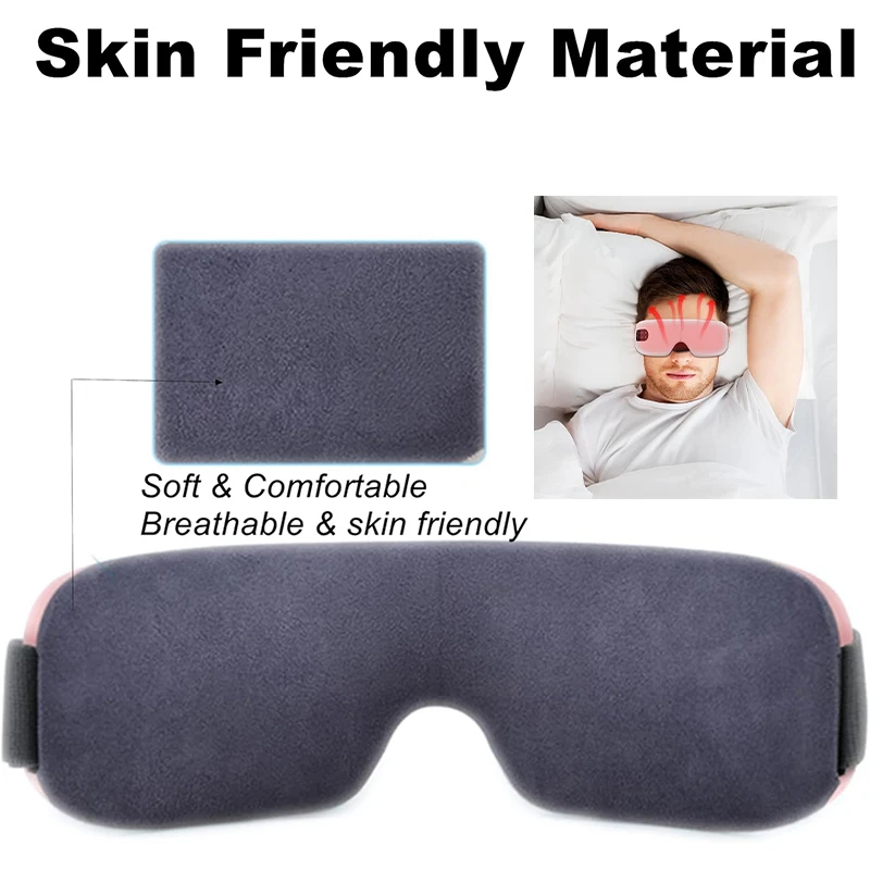 4D Smart Airbag Eye Massager, Vibration, Hot Compress, Bluetooth Eye Care Instrument Glasses