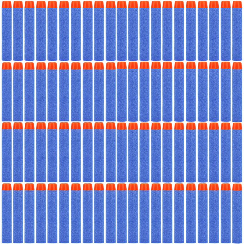 Blue Round Head Foam Refill Darts for Nerf N-Strike Elite Blasters