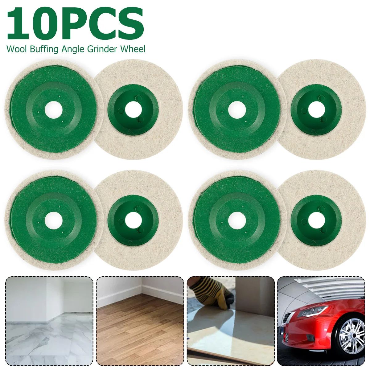 Wool Polishing Wheel Buffing Pads for Angle Grinder Car Detailing