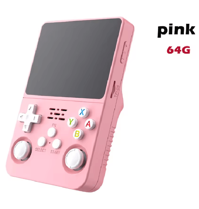 R36S Retro Handheld Game Console with 3.5 Inch IPS Screen and 64GB 15000 Games