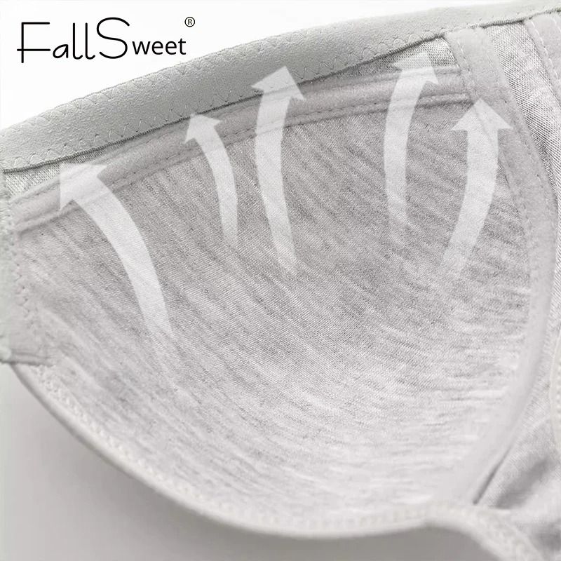 FallSweet Wire-Free Front Closure Bra Seamless Full Coverage Mom Lingerie