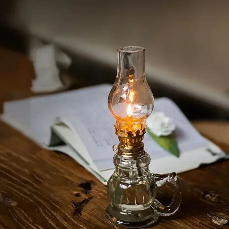 Retro Windproof Kerosene Oil Lamp