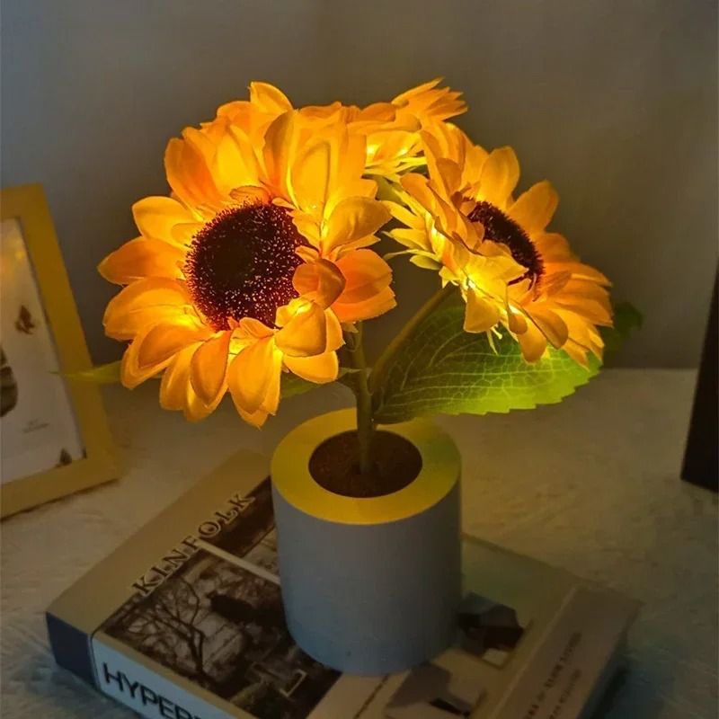 Floral Botanical Desktop Atmosphere Lamp