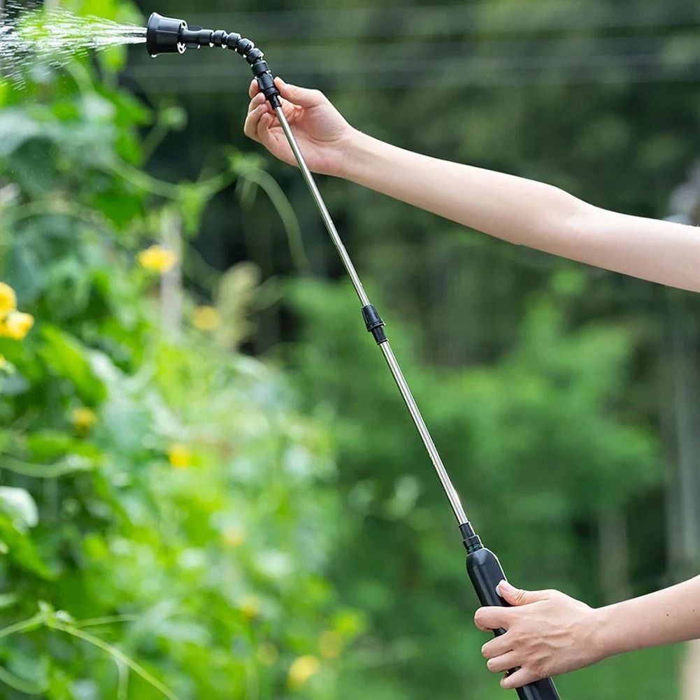 Electric Garden Sprayer with Adjustable Hose Length and Multiple Nozzles