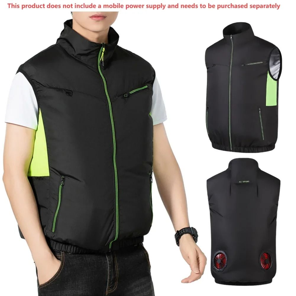 Cooling Fan Vest Summer Heat Resistant Air Conditioning Vest