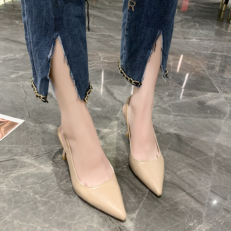 New Sexy Elegant Pointed Toe Stiletto Sandals, Summer Casual Fashion Banquet Comfortable High Heels Womens Shoes