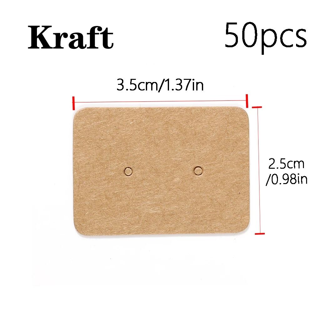 Earring Display Cards – 50 Pcs Jewelry Packaging Set