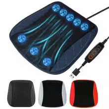 Universal USB-Powered Car Seat Cooling Cushion Ventilated Summer Seat Pad with Fast Blowing Fans
