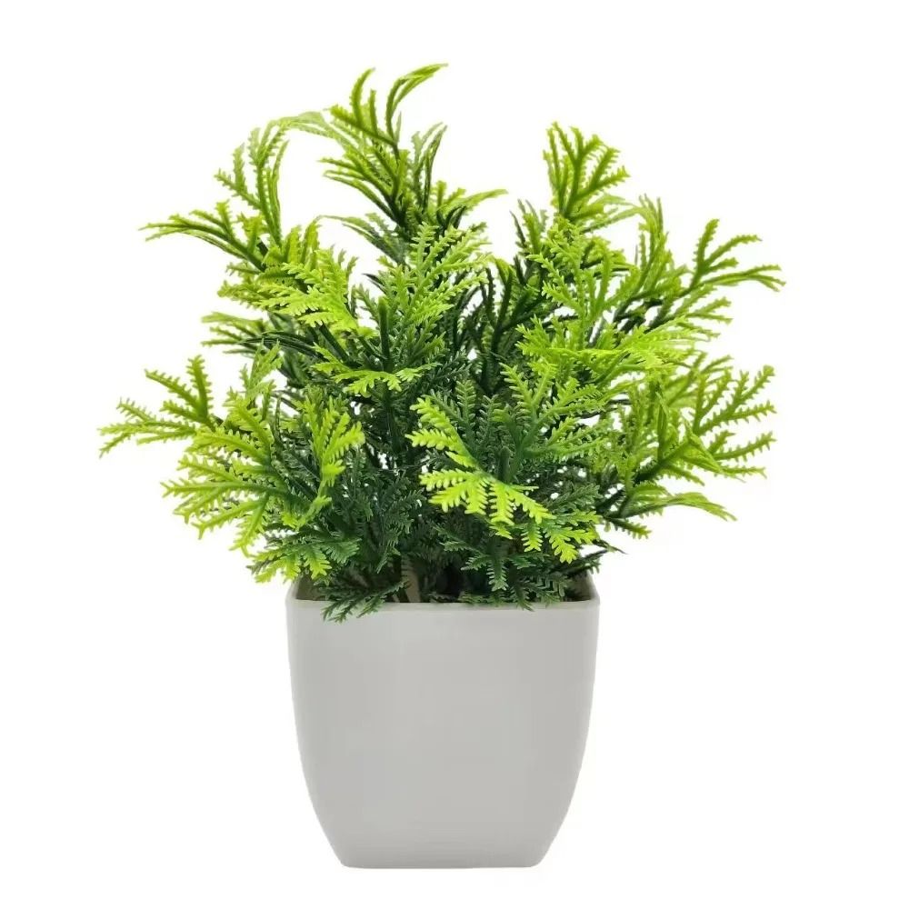 Modern Mini Artificial Potted Flower | Desktop Bonsai & False Plant Ornament