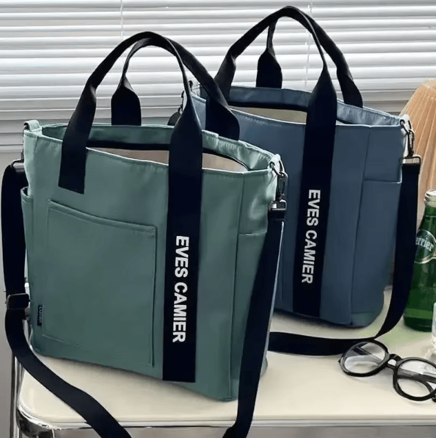 Casual Large Capacity Waterproof Nylon Tote Shoulder Bag Fashion Messenger Handbag
