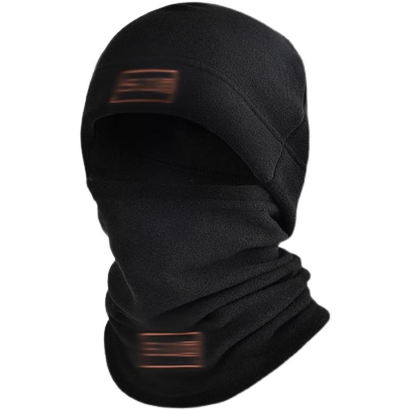 Autumn and Winter Fleece Hat and Neck Cover Set