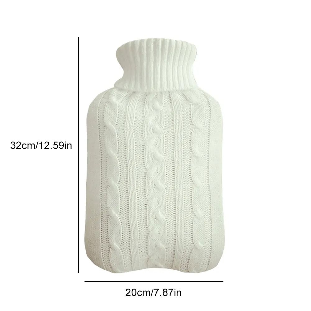 Plush Hand and Feet Warmer Hot Water Bottle with Protective Cover