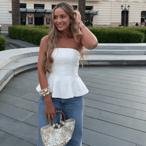 KONDALA Butter Yellow Strapless Ruffle Cami Y2K Summer Streetwear Top