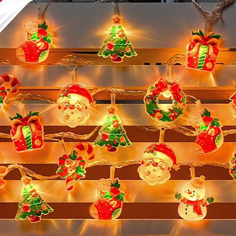 Acrylic LED Festive Curtain String Lights