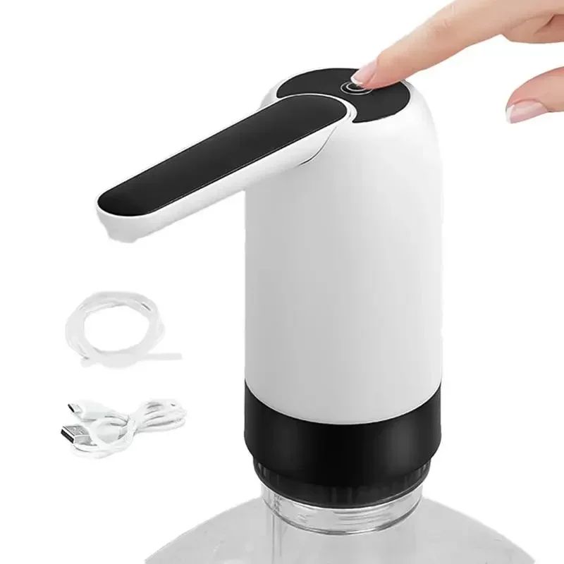 Electric USB Rechargeable Water Bottle Pump Dispenser – Portable Automatic Drinking Water Pump