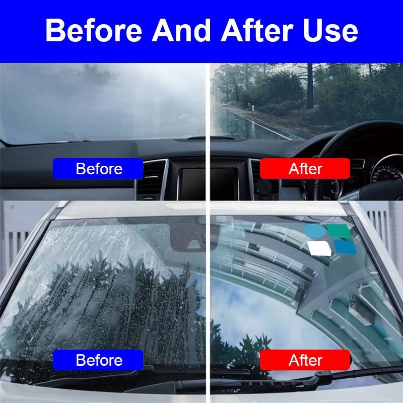 Water Repellent Anti-Rain Coating – Professional Hydrophobic Car Glass Treatment