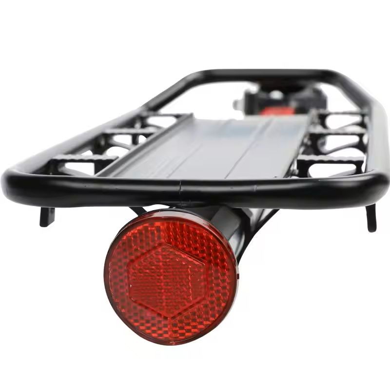Quick Release Mountain Bike Rear Carrier with Reflective Plate