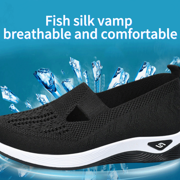 Breathable Knit Women Sneakers Lightweight Casual Summer Walking Shoes