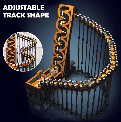 MOC Technical Building Blocks GBC Harp Track – Mechanical Transmission Ball Lift Brick Set