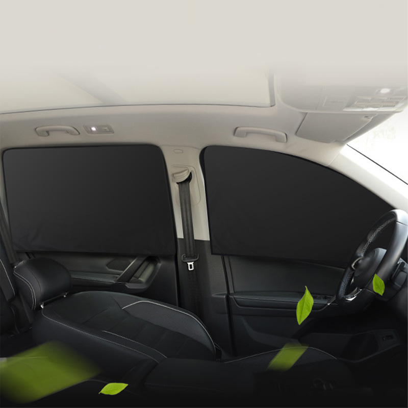 Car Side Window Sun Shade Curtain UV Reflective Magnetic Sunshade for Summer Protection & Car Privacy