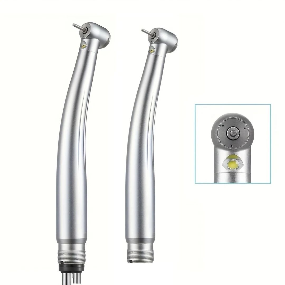 High Speed Dental Handpiece with LED Light and Push Button Control