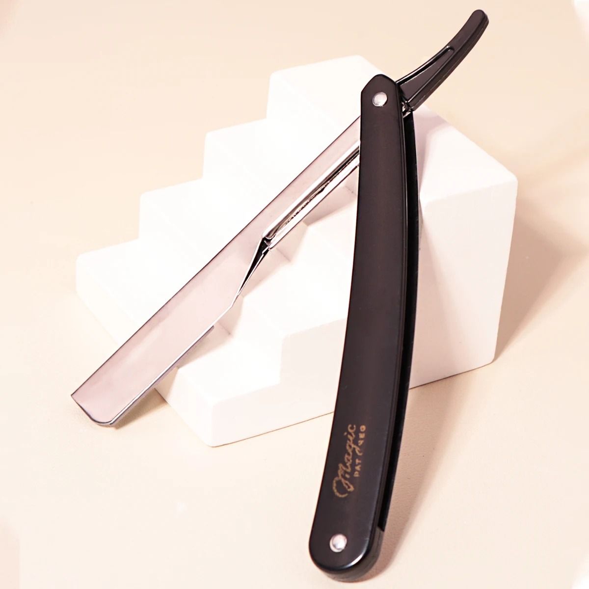 Straight Edge Shaver Manual Folding Razor for Hair Wigs and Men