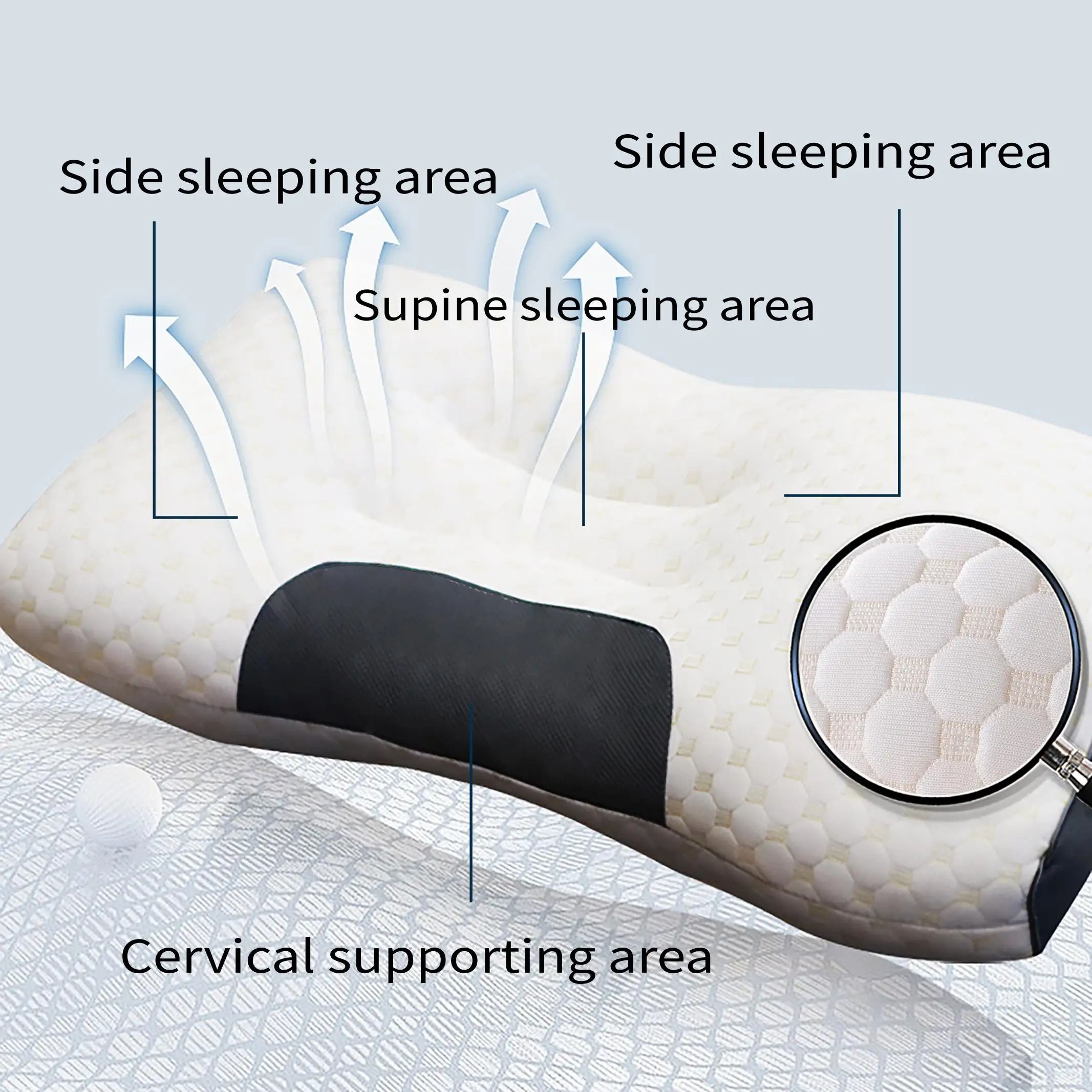 Knitted Neck Protection Pillow Set