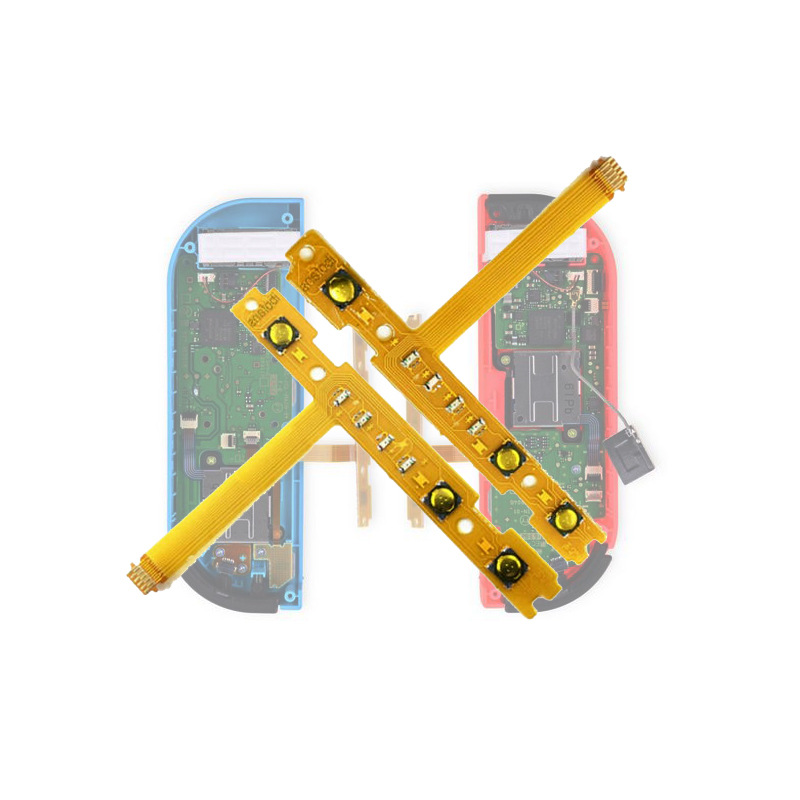 Button Ribbon Flex Cable for Nintendo Switch JoyCon, Replacement Part for Left/Right Controller Repair